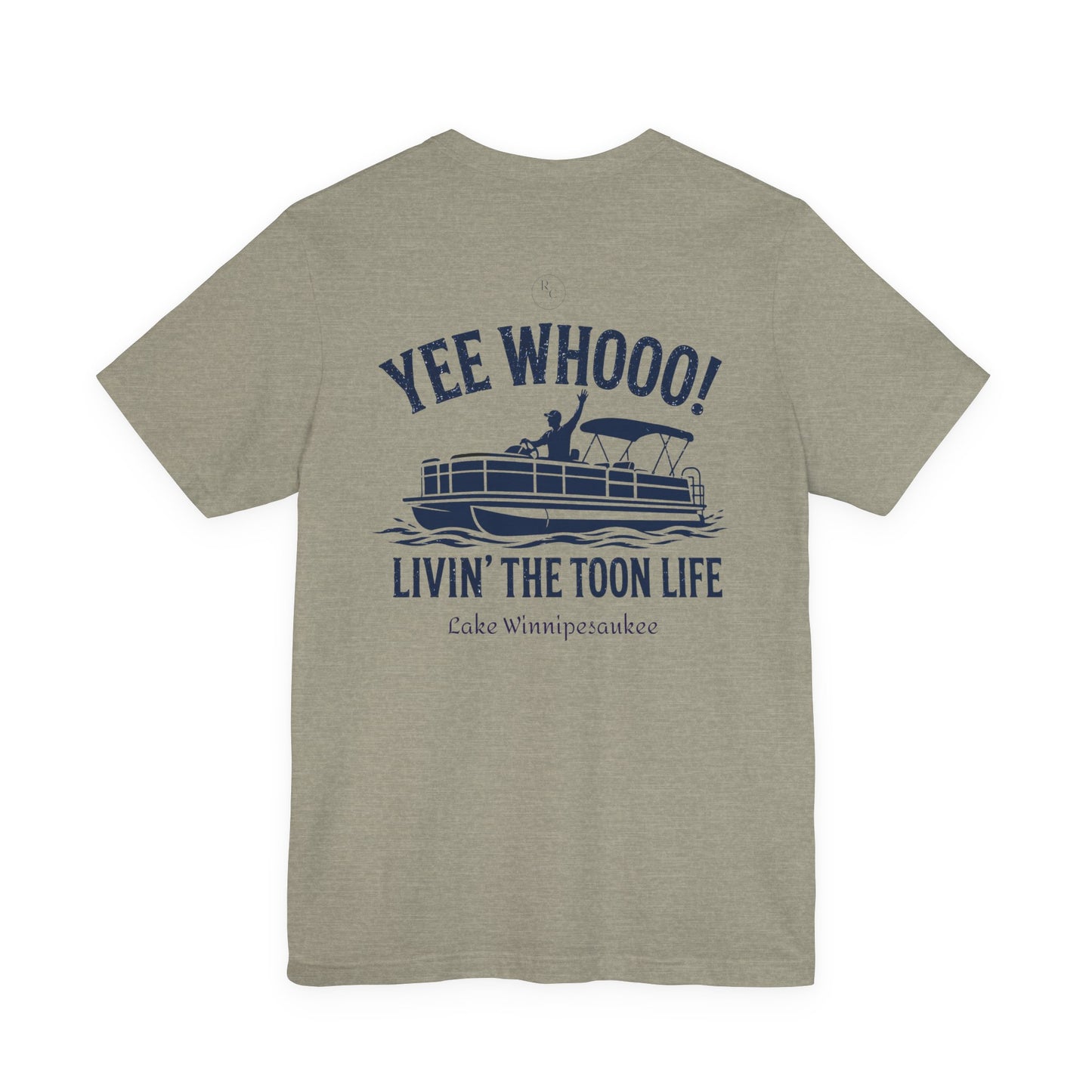 Pontoon Boat T-Shirt — “Yee Whooo! Livin' the Toon Life” Crew Tee