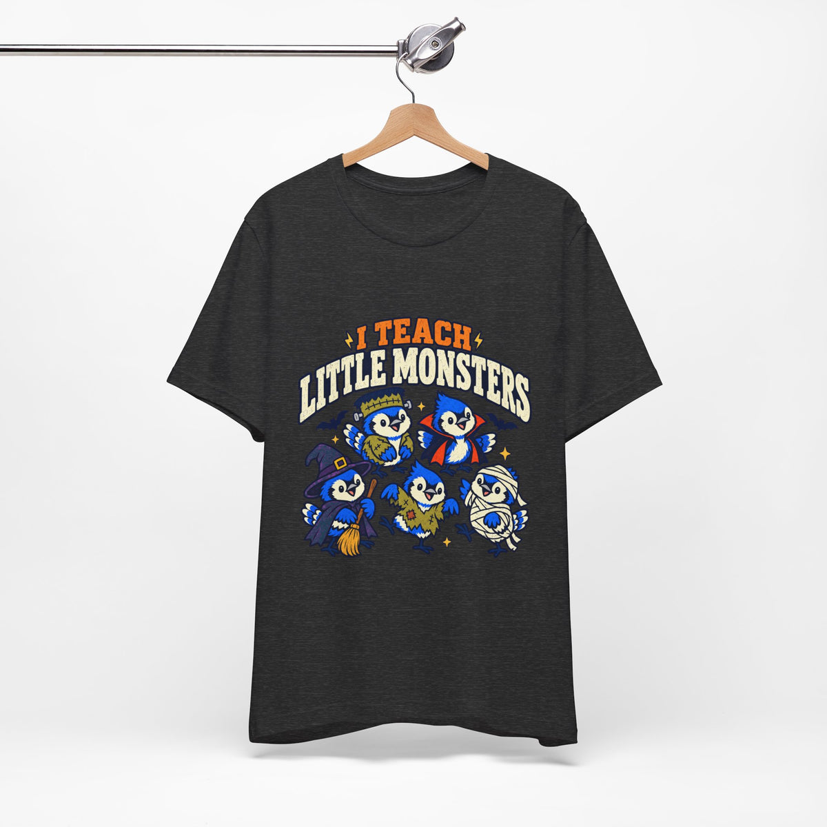I Teach Little Monsters T-Shirt – Cute Teacher Halloween Tee
