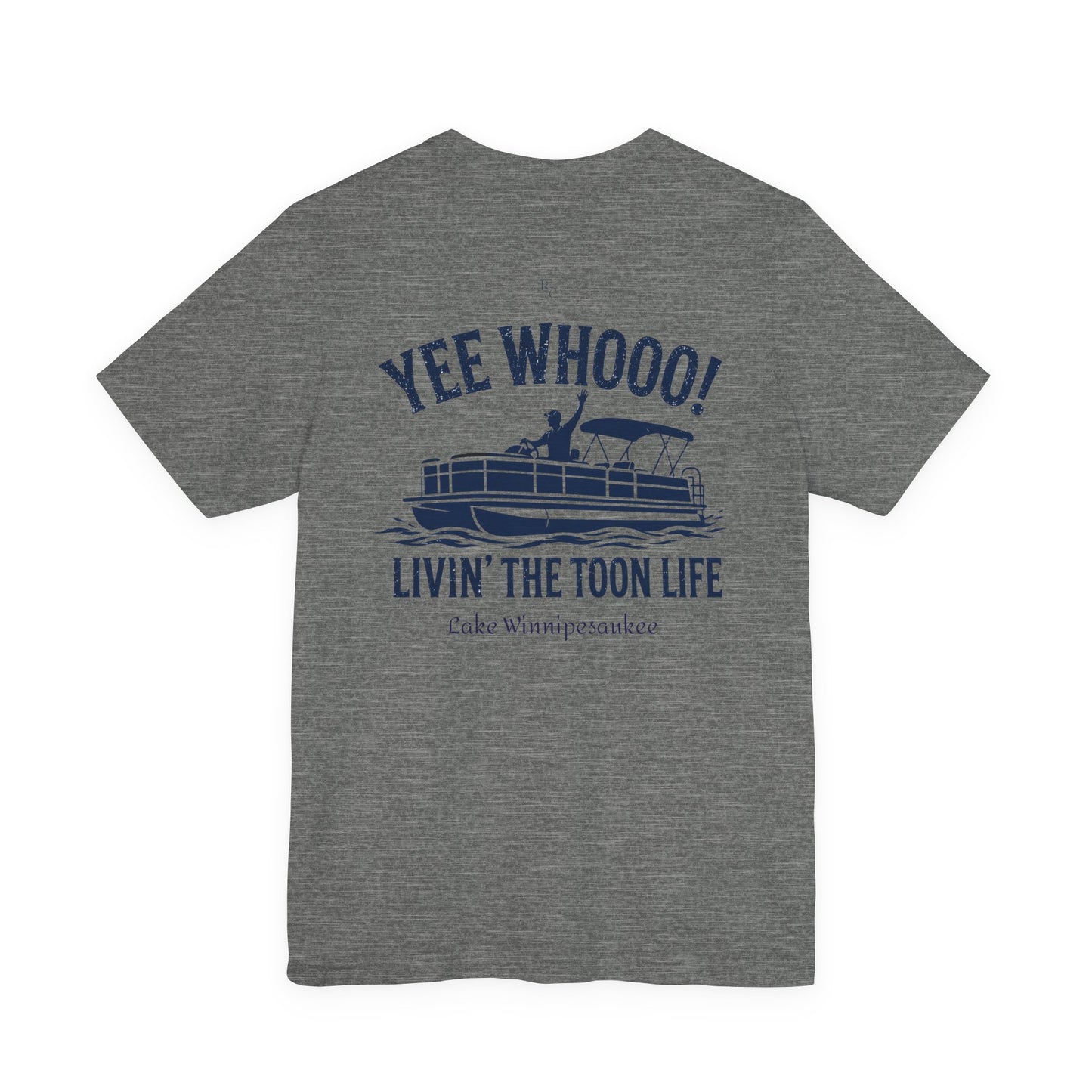 Pontoon Boat T-Shirt — “Yee Whooo! Livin' the Toon Life” Crew Tee