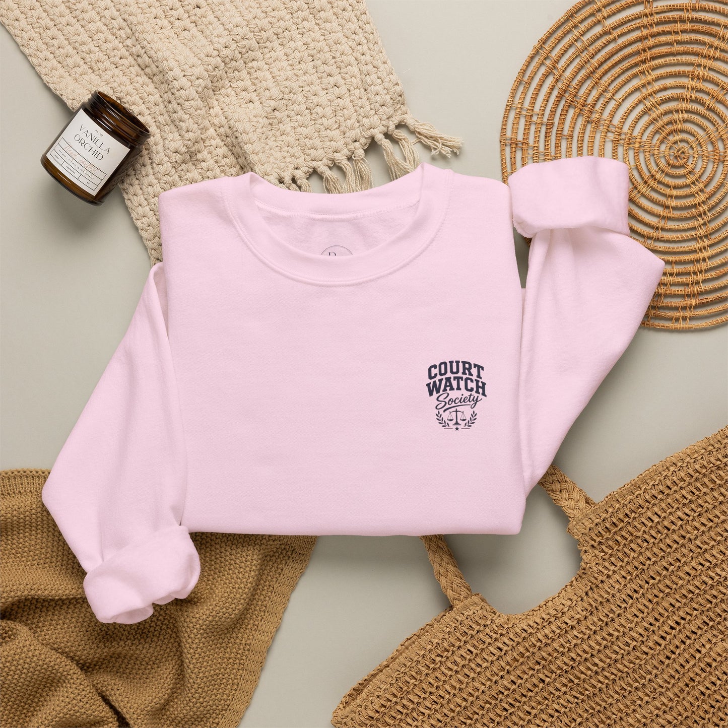 Court Watching Is My Cardio Sweatshirt — Legal Humor Crewneck