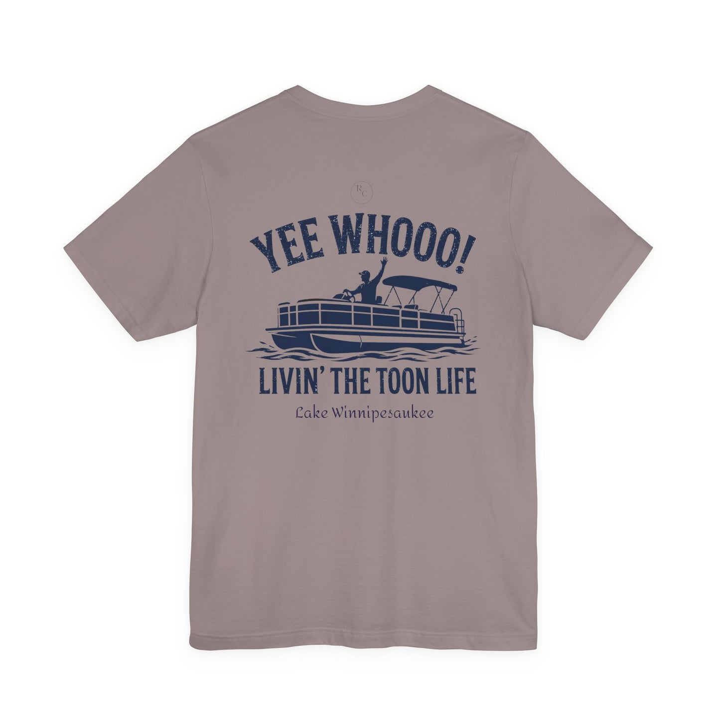 Pontoon Boat T-Shirt — “Yee Whooo! Livin' the Toon Life” Crew Tee