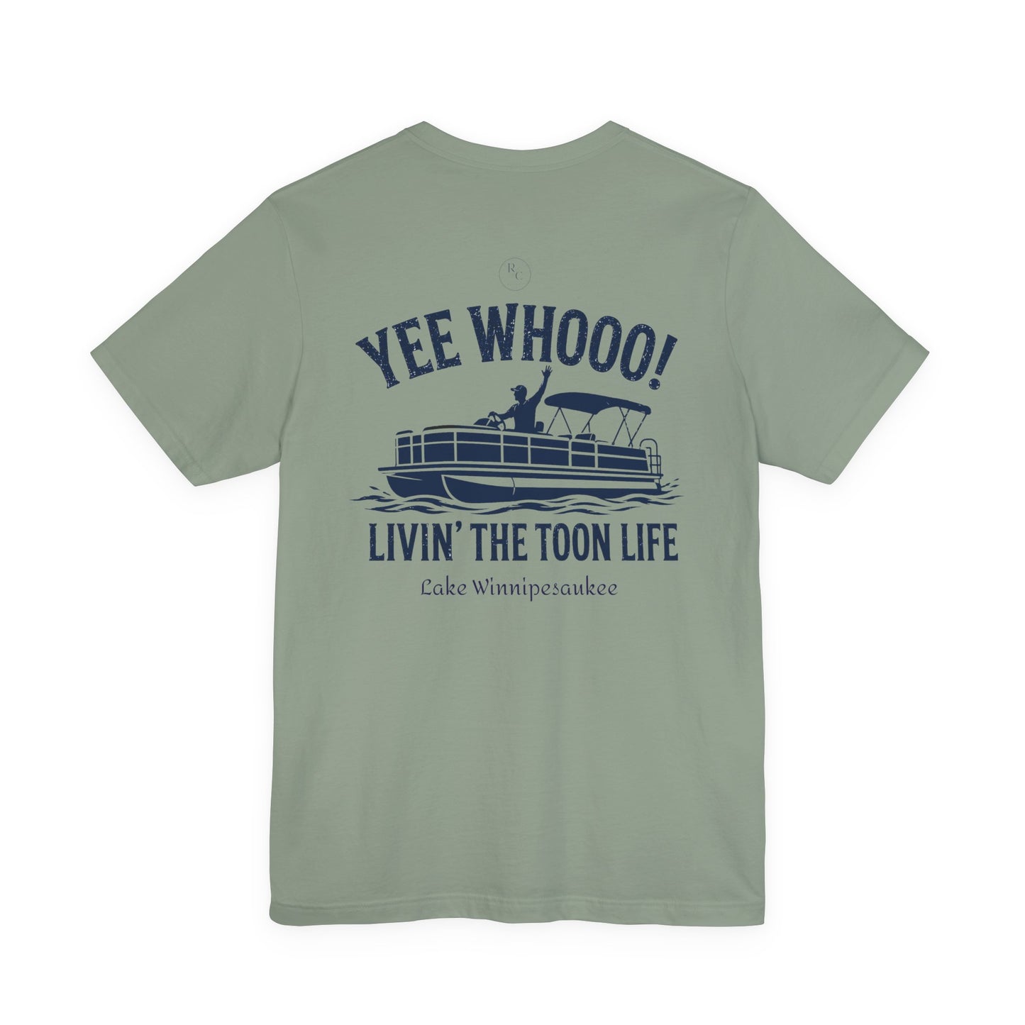 Pontoon Boat T-Shirt — “Yee Whooo! Livin' the Toon Life” Crew Tee