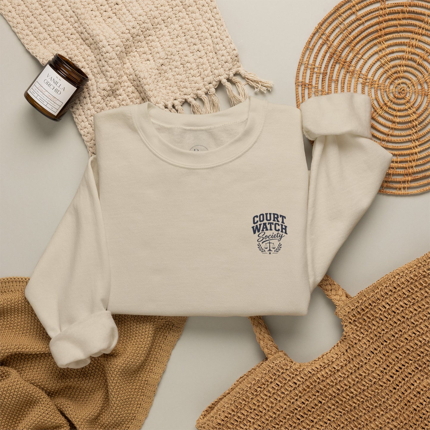 Court Watching Is My Cardio Sweatshirt — Legal Humor Crewneck