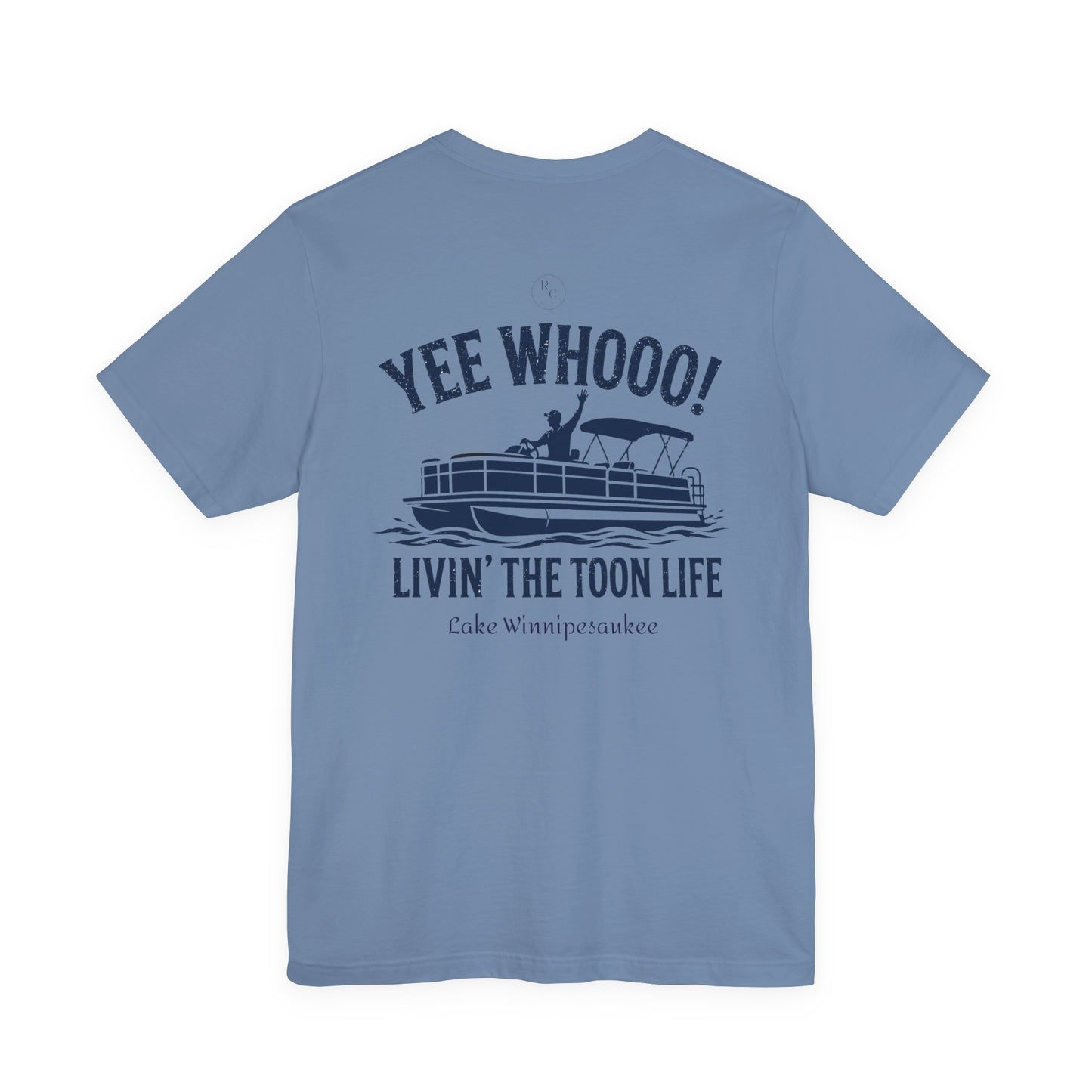 Pontoon Boat T-Shirt — “Yee Whooo! Livin' the Toon Life” Crew Tee