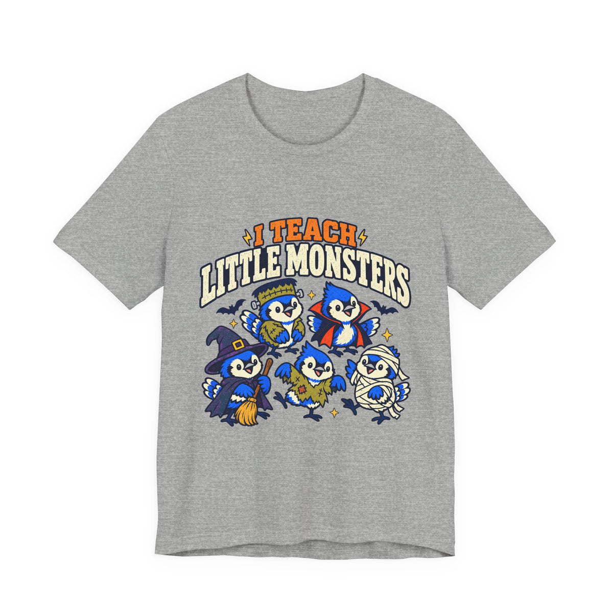 I Teach Little Monsters T-Shirt – Cute Teacher Halloween Tee