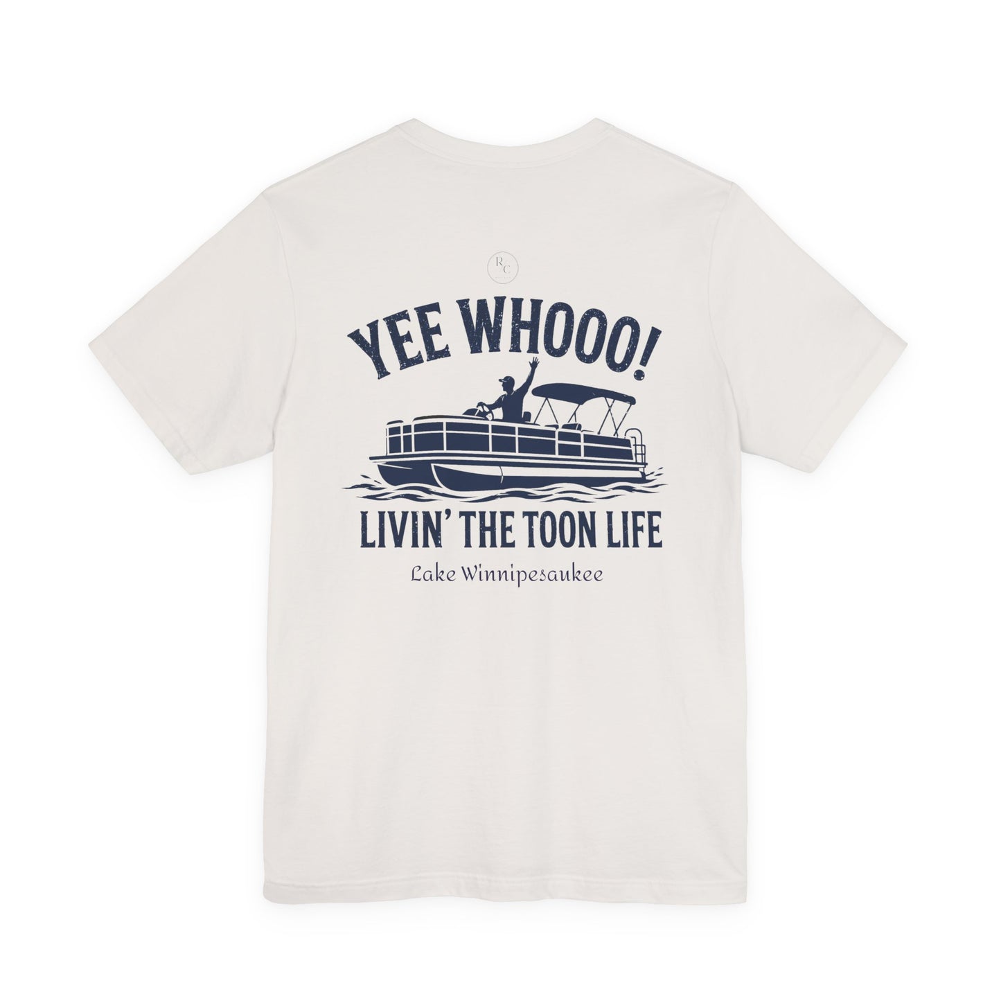 Pontoon Boat T-Shirt — “Yee Whooo! Livin' the Toon Life” Crew Tee