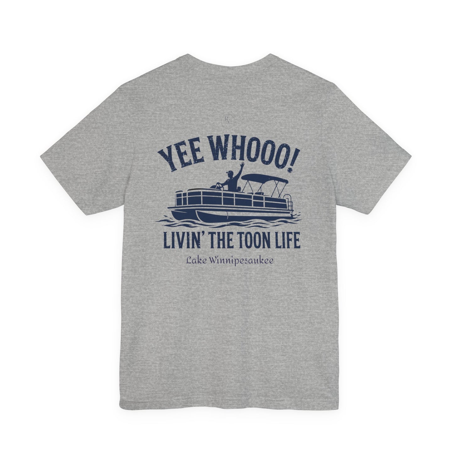 Pontoon Boat T-Shirt — “Yee Whooo! Livin' the Toon Life” Crew Tee